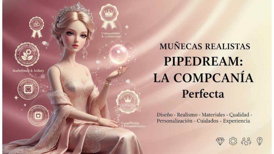 Muñecas realistas Pipedream, la compañía perfecta